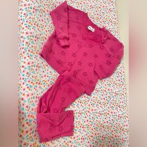 Splendid Baby Pink Star Sweater and Leggings Set